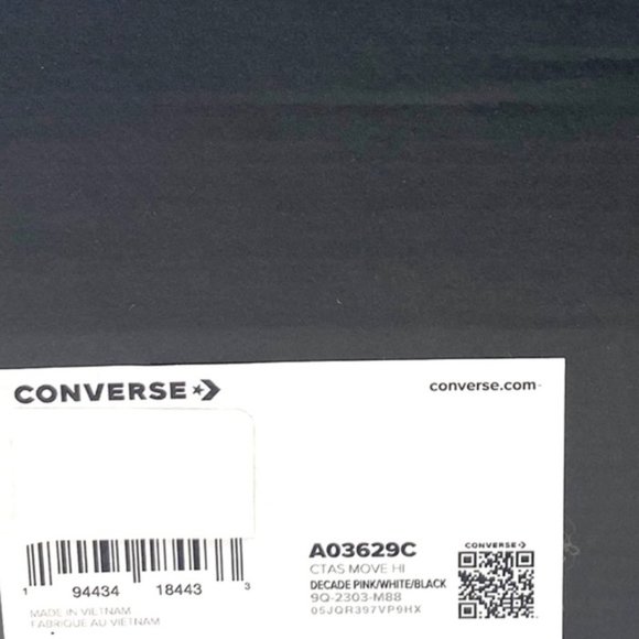 Converse Chuck Taylor Move Platform Canvas Pink Shoes Kid Women Sneakers A03629C - Picture 7 of 8